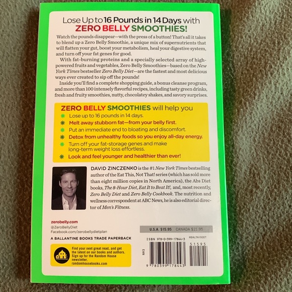 New Zero Belly Smoothies by David Zinczenko - Picture 2 of 3